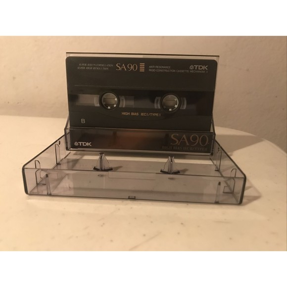 Lot of 2 TDK SA 90 Blank Audio Cassette Tapes 90min High Bias Type II New Sealed - Picture 3 of 11